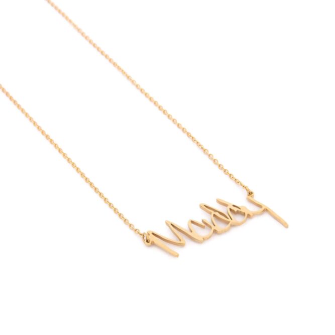 Actual handwriting necklace FM 238-5