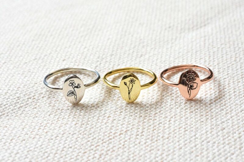 Birth flower Ring FM 234-1