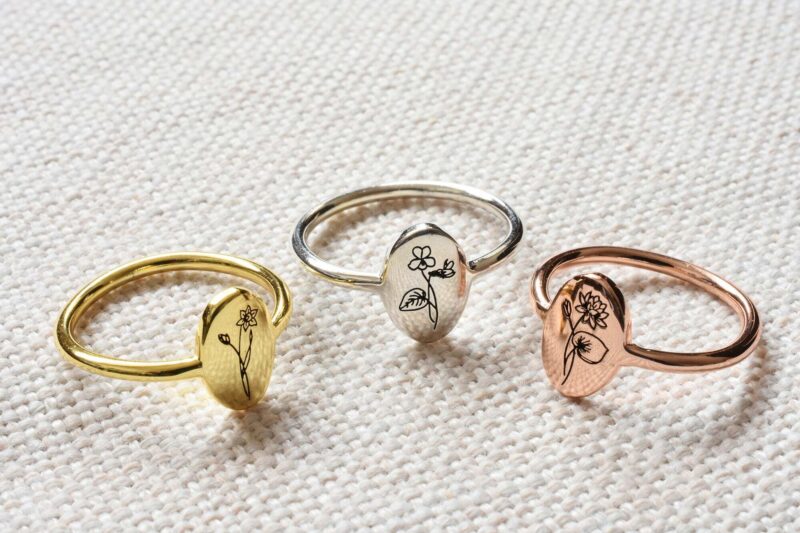 Birth flower Ring FM 234-4