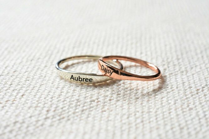 Personalized Stacking Ring FM 233-4