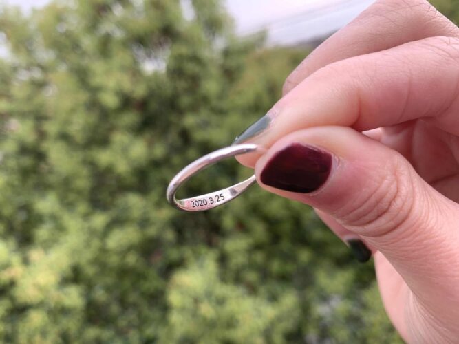 Personalized Stacking Ring FM 233-7