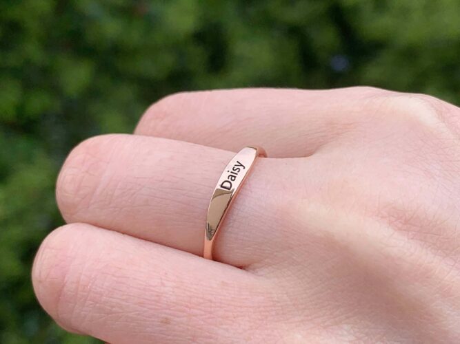 Personalized Stacking Ring FM 233-8