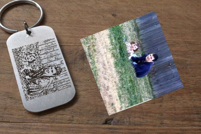 Personalized photo keychain FM 242-7