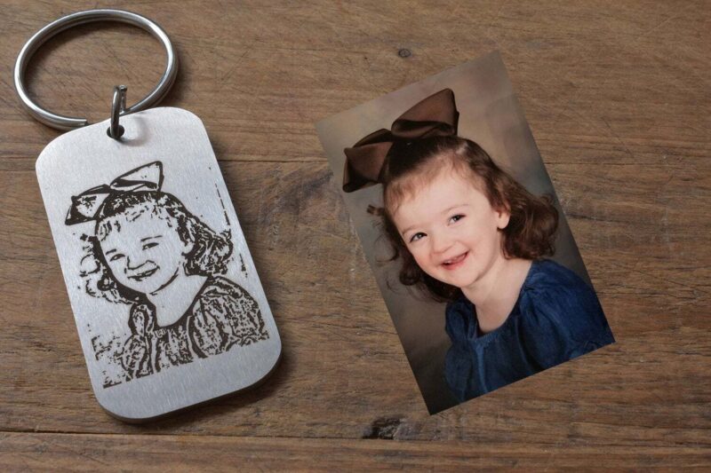 Personalized photo keychain FM 242-8