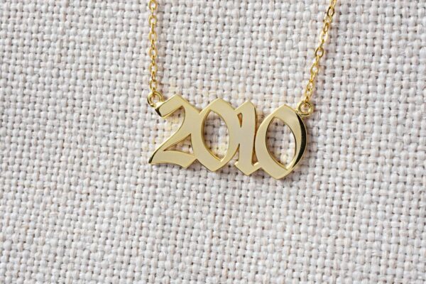 Personalized year necklace FM 235-1