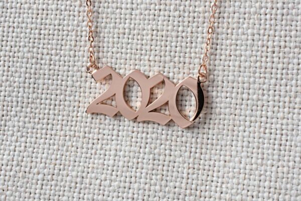 Personalized year necklace FM 235-2