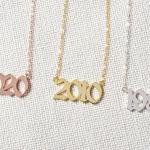 Personalized year necklace FM 235-4