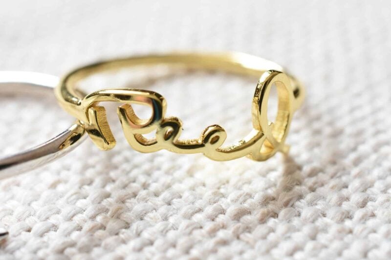 Signature name ring FM 231-1