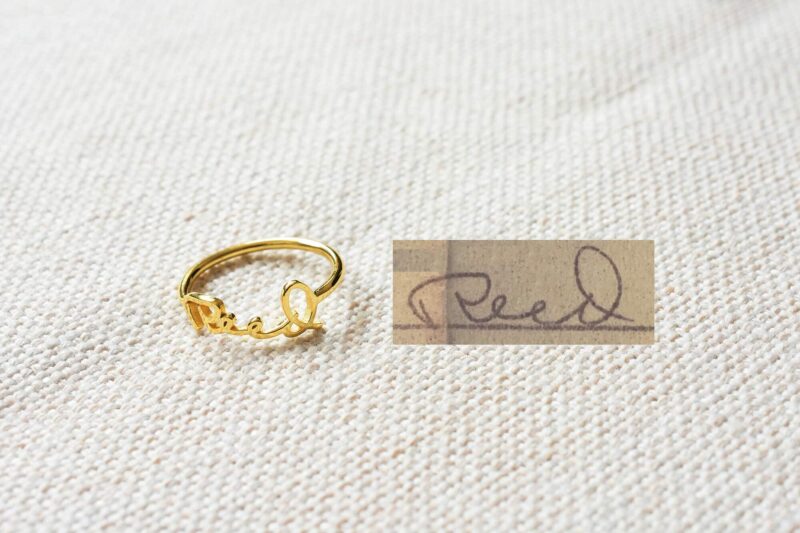 Signature name ring FM 231-4