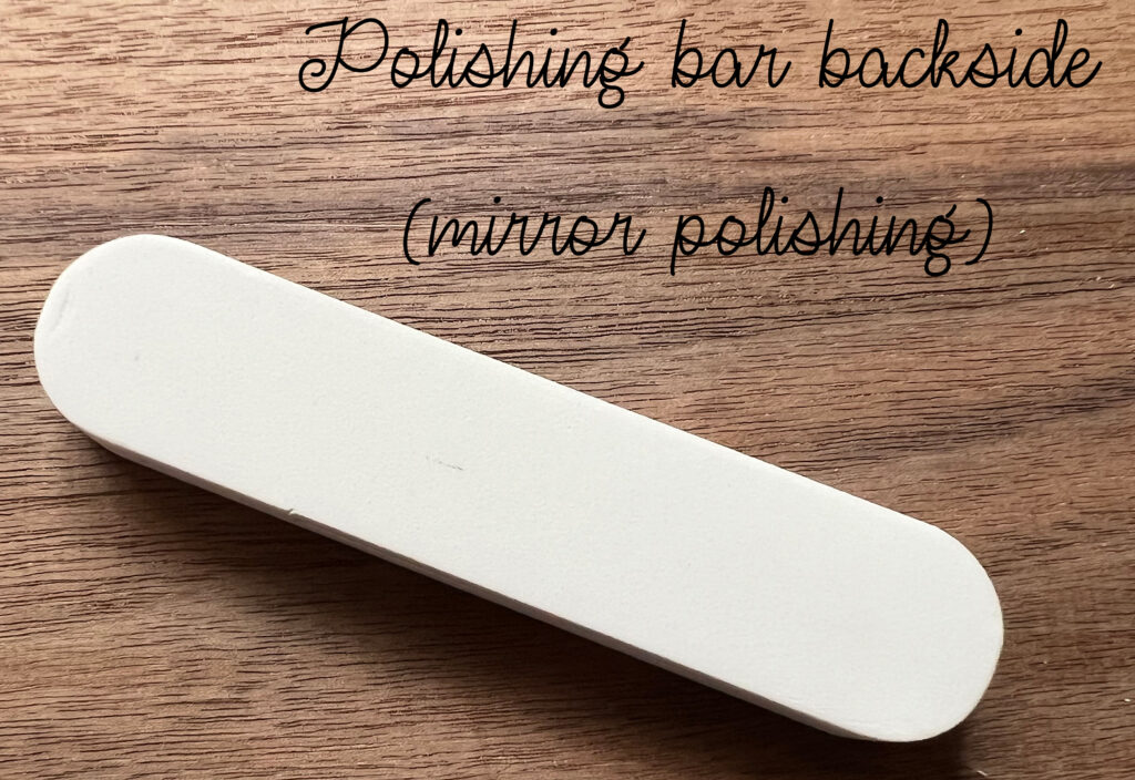 silver polishing bar backside