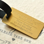 Brass Luggage Tag 1