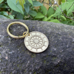 Ship wheel keychain